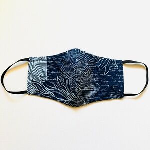 NEW Handmade Hawaiian Ti Leaf Print Face Mask